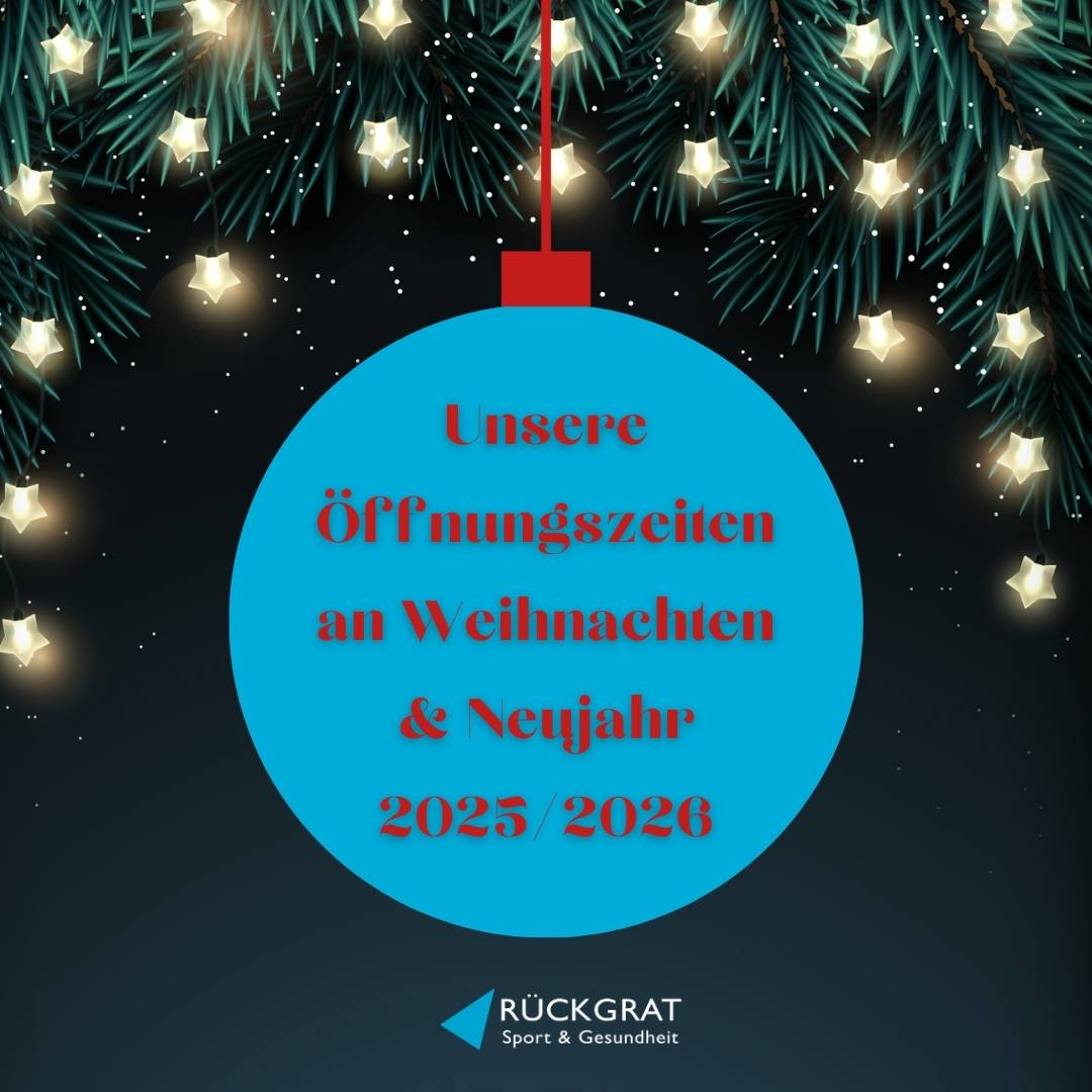 Öffnungzeiten & Fitnesskurse während der Feiertage
