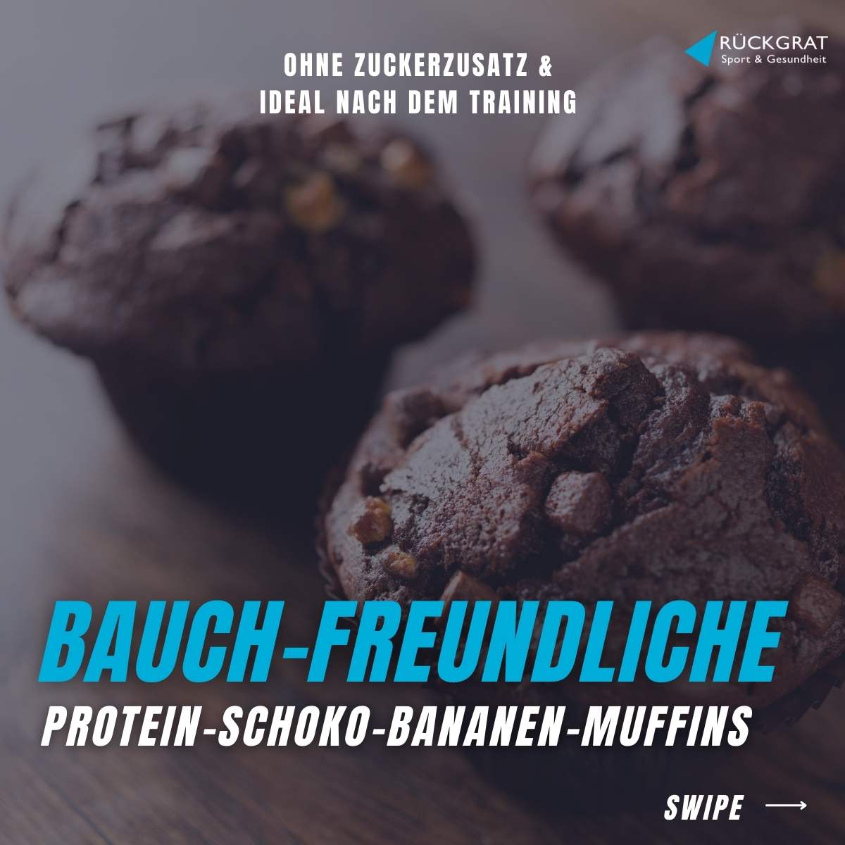 Rezept: Protein-Schoko-Bananen-Muffins