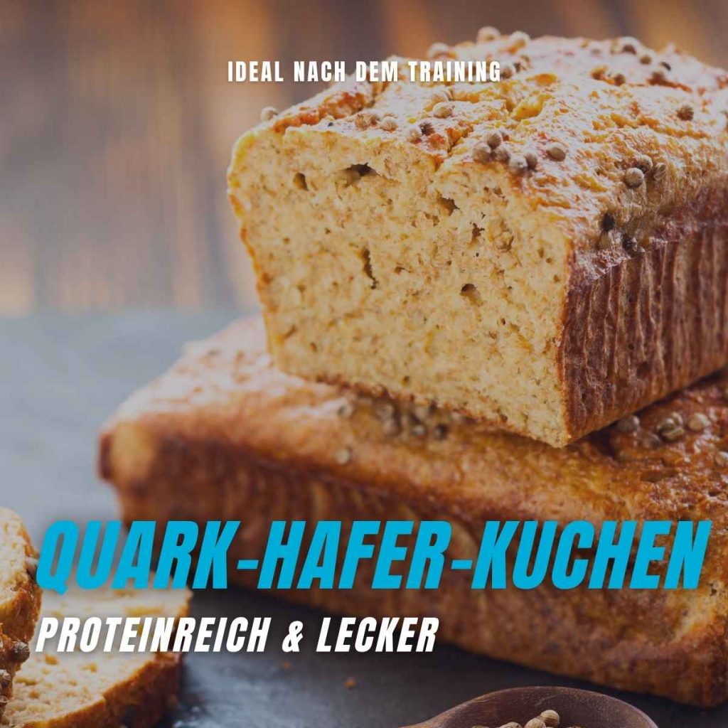 Rezept Backen: Proteinreicher Quark-Hafer Kuchen