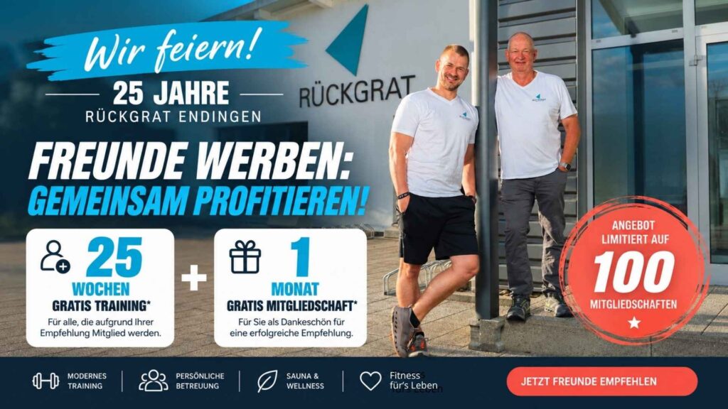 Fitness empfehlen und Fitness sparen