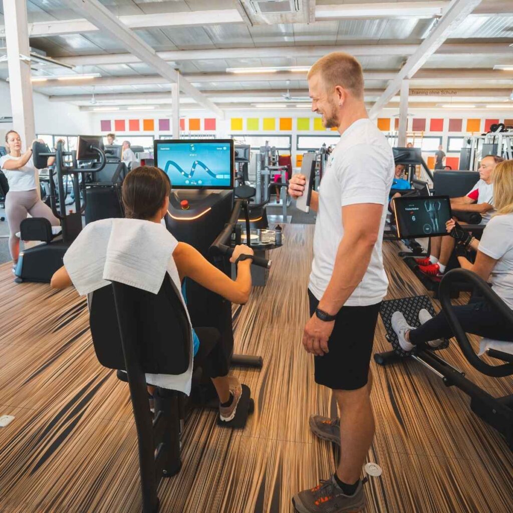 Training im eGym Zirkel